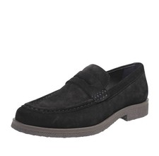 Geox Claudio - Mocassini In Suede Blu - Taglia 41 [26.5cm] Scarpe Uomo College