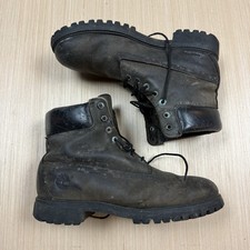 Stivali Timberland Made in USA vintage uomo 10,5 lavoro pelle invecchiata 248149