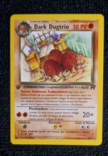 ? Pokemon DARK DUGTRIO RARO 23/82 1ST ED ITA TEAM ROCKET  NM MT  NO GOLD STAR?