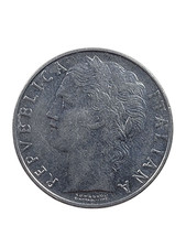 1975 R Italy 100 Lire Coin