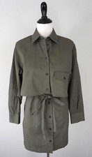 Abito Camicia Zara Verde