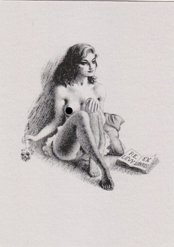 Libris bookplate erotico n - ex,