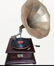 Grammofono la voce del padrone funzionante con dischi