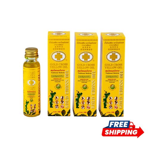 Goldcross olio massaggio - 3x,