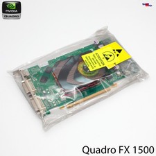 Pny Professionale NVIDIA Pcie Quadro FX1500 Scheda 256MB Video Card Dual DVI New