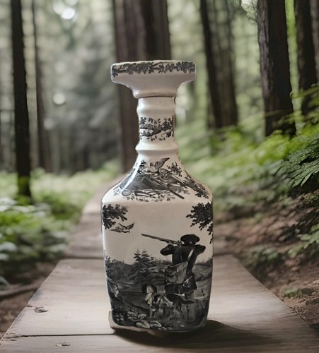 Carafe liqueur en faïence - liqueur,