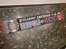 SCIARPA SCARF ULTRAS FRIENDS GENOA NAPOLI. BANCARELLA STADIO