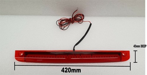 Spoiler posteriore rosso led - spoiler,