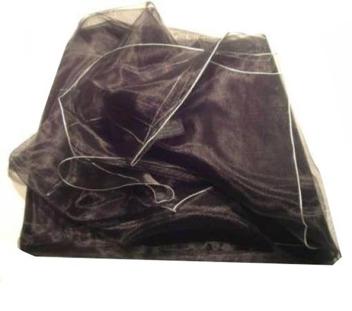 Stola organza nera sciarpa - organza,