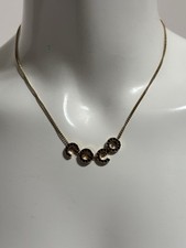 Vtg Chanel AW2001 Gold Black