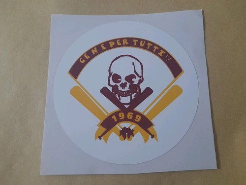 Adesivo sticker ultras granata - adesivo,