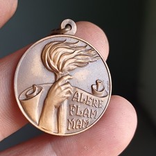 Vecchia Medaglia In Bronzo