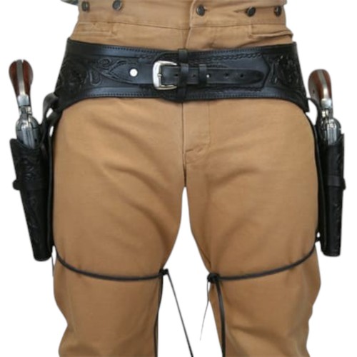 Western double gun holster - double,
