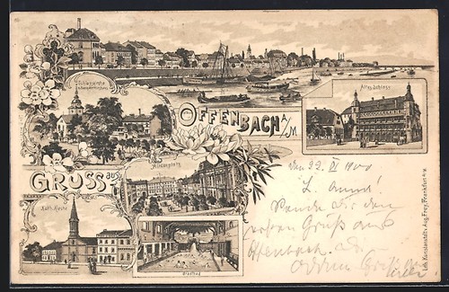 Litografia offenbach m - litografia,