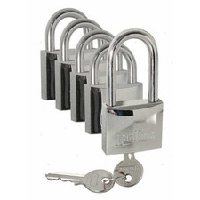 Kit Lucchetti 4+1 in acciaio