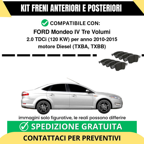 Pastiglie freno ant post - freno,
