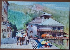 Illustratore A RAIMONDI Cartolina ABETONE(PT)La Strada Del Brennero"XVII FASCIO 