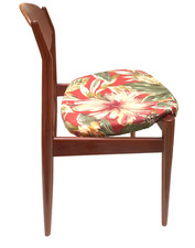 4 SEDIE SEDIA DESIGN L. FIORI PER ISA EPOCA GIO PONTI LEGNO CURVATO MASSELLO