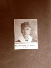 Caduto per la Patria Ugo Martelli di Pisa Garibaldino Prima Guerra Mondiale WW1
