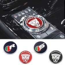 Per Jaguar XF XE XJL F-PACE pomello cambio logo metallo adesivo interno decorativo