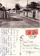 Cartolina d'epoca BARETE (L'AQUILA) STRADA PROVINCIALE - INGRESSO AL PAESE (52)