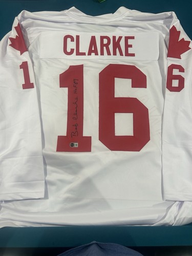 Maglia bobby clarke firmata - bobby,