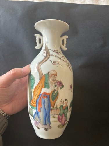 Vaso kutani ware uccellino - vaso,