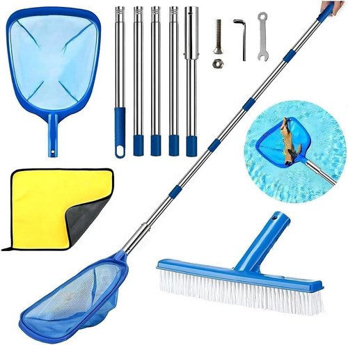 Retino per piscina con asta - piscina,