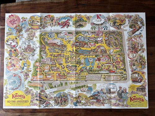 Poster mappa ricordo vintage
