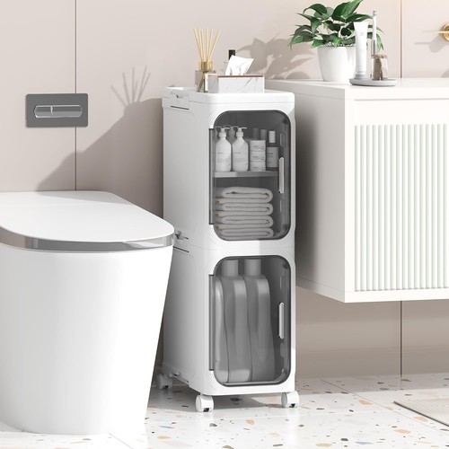 Mobile bagno slim portaoggetti