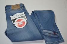 Jeans Pantalone clink uomo, modello stretto leggermente sfumato colore chiaro 