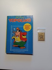 TOPOLINO 914 con punti, cartolina abb. e francobollo metallico. Più che ottimo