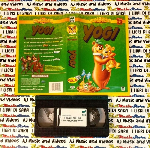 Vhs cartone animato - vhs, yogi