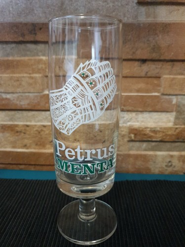 Bicchiere amaro petrus menta - bicchiere,