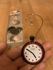 SWATCH POP, Fire Signal (1987) Orologio Da Taschino raro da collezione Minimal