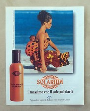 C138-Advertising Pubblicità-1998- SOLARIUM ABBRONZANTE PARADISE 