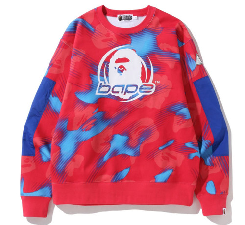 Maglione girocollo bape - bape, red