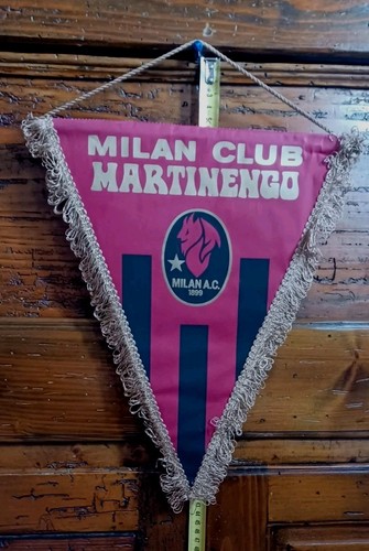 Gagliardetto milan club anni - gagliardetto,