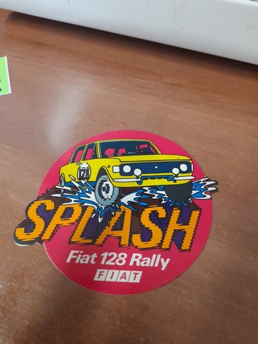 Adesivo vintage fiat 128 rally - fiat,