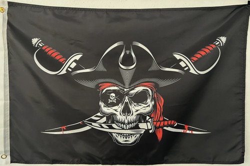 Bandiera pirata piedi 5 - 5,