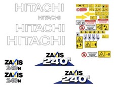 Hitachi ZX240N-6 decalcomanie