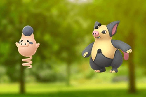 Pokemon shiny spoink - go,