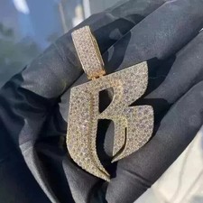 Ciondolo uomo lettera "R"