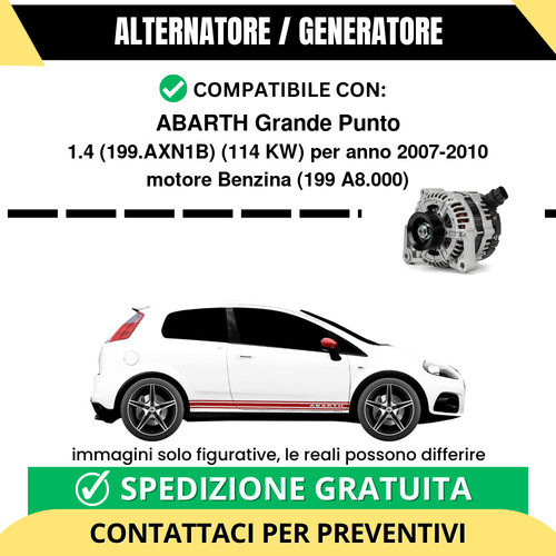 Alternatore abarth grande - abarth,