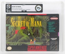 Secret of Mana SNES Graded