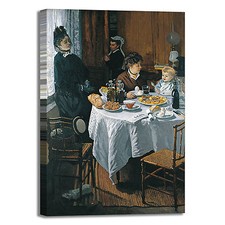 Monet il pranzo design quadro
