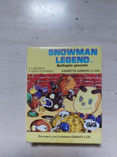 Gamate lcd snowman - -, legend