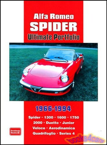 Alfa romeo spider book - romeo,