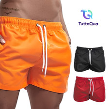 Costume da Bagno Uomo Boxer da Mare Piscina Pantaloncini Bermuda Shorts Elastico