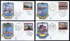 ITALIA 1980 - 4 FDC FILAGRANO